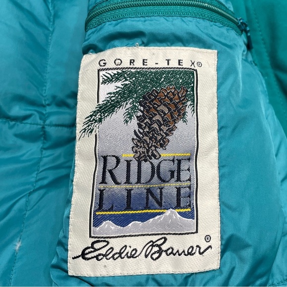 Eddie Bauer Gore-Tex Ridge Line Premium Goosedown Down Jacket Hooded Coat Parka - Picture 8 of 14